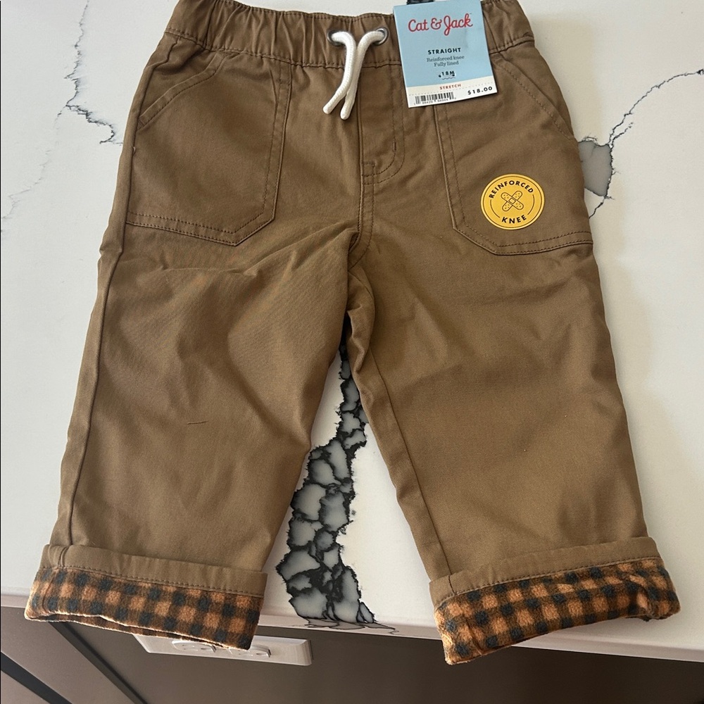 Cat & Jack Tan Kids Casual Bottoms